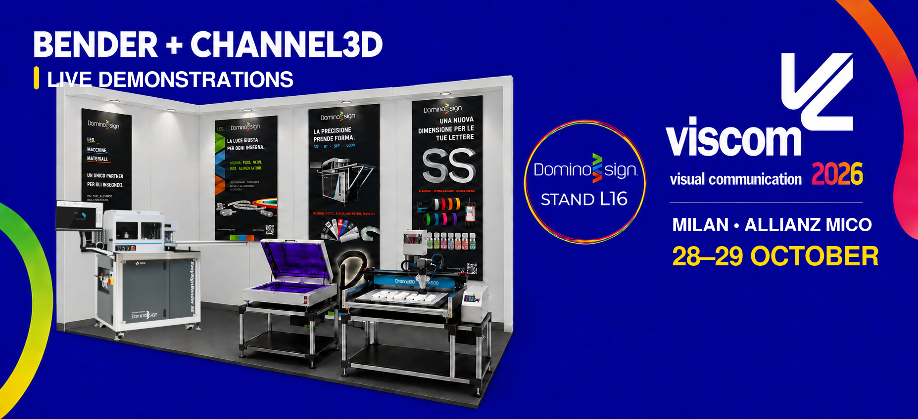 Domino Sign at Viscom Italia 2026