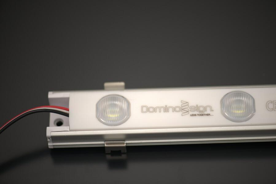 Domino LED Rouge 12V 3 Led CMS 2835 61mm*13mm